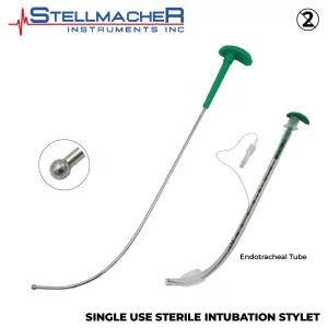 XPRS Medical Intubation Stylet 6mm – Pack Of 10 Single Use, For Endotracheal Tubes